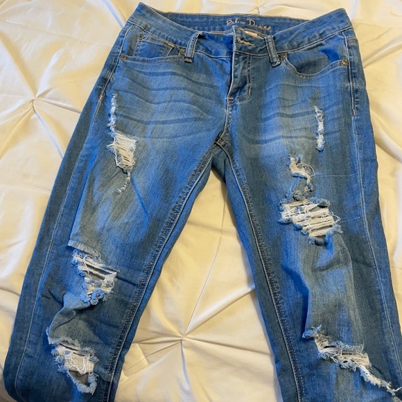 Blue Jegging/Jeans - Picture 2 of 4